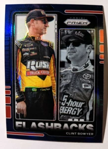 2021 PRIZM RACING FLASHBACKS PURPLE PRIZM CLINT BOWYER #78 - Picture 1 of 2