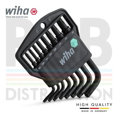 Wiha 36459 L-key Allen Key Set Classic Holder Torx Plus Short 8pc Black Oxidised - Image 1 of 4