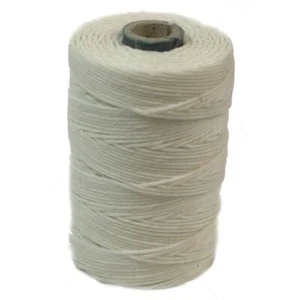 Hilo de lino encerado irlandés blanco 43677 (50 gr, 100 años) 4 capas 1 mm cordón de joyería Crawford - Imagen 1 de 1