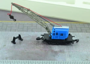 Marklin 8621 RailRoad Crane Blue Z Scale (Z6387) - Picture 1 of 3