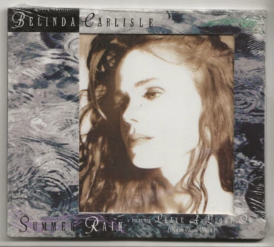 BELINDA CARLISLE SUMMER RAIN  3-TRACK SPECIAL EDITION UK CD + 2 POSTCARDS,SEALED - Image 1 of 2