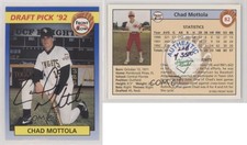 1992 Front Row Draft Picks Auto /2000 Chad Mottola (Serial numbered) #82.1 Auto
