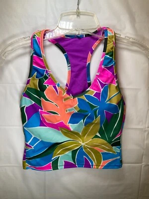 HURLEY Swim Tankini Top - Juniors' Mas Isla Racerback Tankini Top Size X-Small - Image 1 of 4