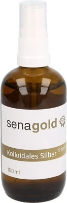 SENAGOLD NATURHEILMITTEL GMBH Kolloidales Silber Spray 10 ppm, 100ml