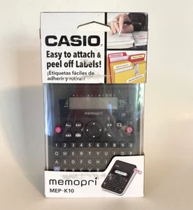 Casio Memopri MEP-K10 Label Printer w/ Tape Battery Operated NIB - Picture 1 of 6