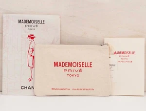 CHANEL MADEMOISELLE PRIVE Exhibition Tokyo Ltd. Pouch + 2 Booklet Japan - Foto 1 di 12