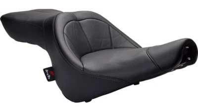 Danny Gray Tourist 2-up Air Black Vinyl Seat 4 Harley Softail 06-10 FXST 07-1... - Изображение 1 из 3