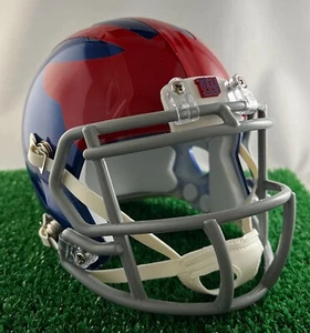 CUSTOM NEW YORK GIANTS RIDDELL SPEED MINI HELMET - 2024 "CENTURY RED" - Picture 1 of 5