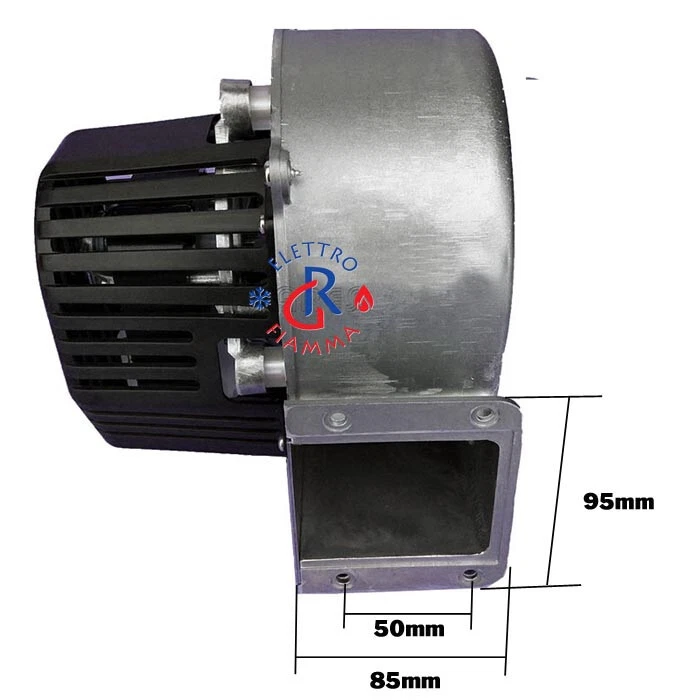 TRIAL VENTILATORE VENTOLA SOFFIATORE CENTRIFUGO CALDAIE SANZA PELLET TORREFATTRICE 55w