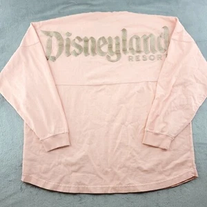 Disney Parks Shirt Mens XL Coral Pink Orange Disneyland Resort Long Sleeve Tee - Picture 1 of 9