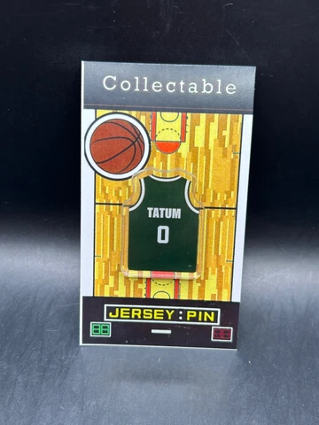 Boston Celtics Jayson Tatum jersey lapel pin-Classic C's Collectible Cover