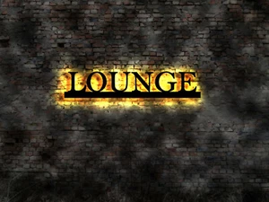 Anuncio luminoso salón LED sin cojín de asiento muebles de ratán de polietileno sillón muebles de ratán - Imagen 1 de 1