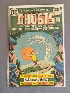 Fantasmas #21 (diciembre 1973, DC) Nick Cardy arte de portada bien + 6,5 edad de bronce terror - Imagen 1 de 13