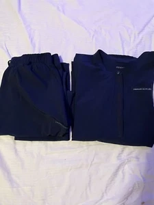 Women's ASMAR Scrub Set Shirt and Pants, Dark Navy Color Size Medium Used - Picture 1 of 7