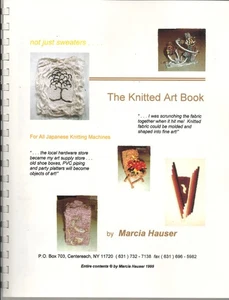 Das gestrickte Kunstbuch von Marcia Hauser, 1999; für alle japanischen Strickmaschinen - Bild 1 von 3