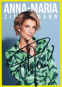 Anna-Maria ZIMMERMANN - dt. Schlagersängerin, DSDS 2005, Original-Autogramm! - Picture 1 of 1