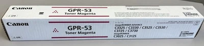 Tóner magenta genuino Canon GPR-53 8526B003 GPR53 OEM IR ADV C3325 C3725 C3830 Foto 1 de 4