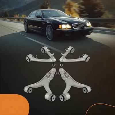 Brazos de control inferiores superiores delanteros 4 piezas para Maserati GranTurismo M139 2008-2018 Foto 1 de 4