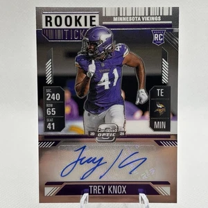2024 Contenders Optic Trey Knox Rookie Ticket Auto #174 RC Minnesota Vikings - Picture 1 of 6