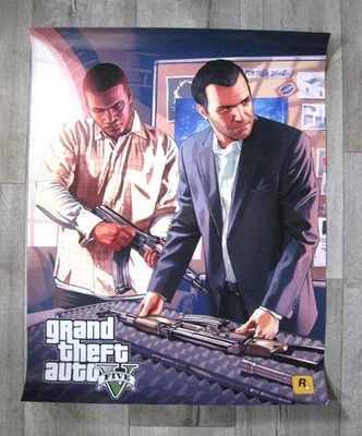 GTA 5 Grand Theft Auto V USA Store Promotion Poster 71 x 56 cm Michael Franklin - Bild 1 von 4