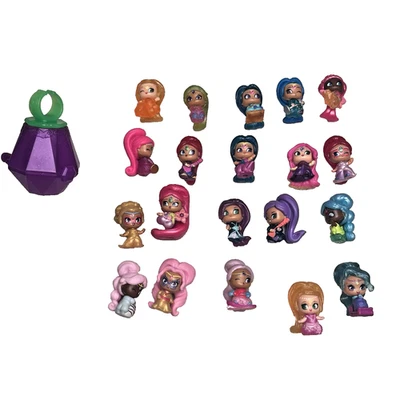Shimmer & Shine Teenie Genies Nickelodeon Mini Figures Lot of 20 Doll Toys - Image 1 of 4