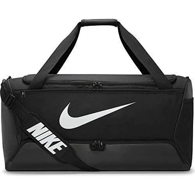 NIKE Brasilia Bag Sport, Black/Black/White, L - Image 1 of 4