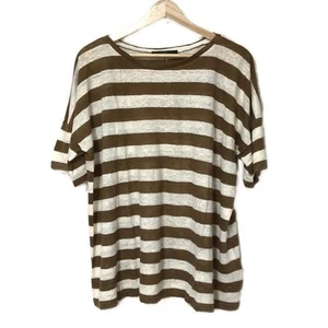 Auth Max Mara WEEKEND - Dark Brown Cream Women's Cutsew - Picture 1 of 10