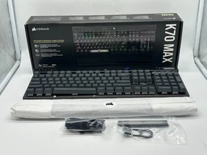 CORSAIR K70 MAX RGB Magnetic Mechanical Wired Gaming Keyboard - Picture 1 of 5
