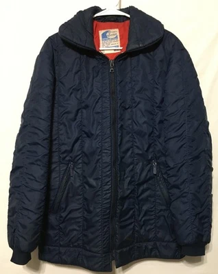 Vtg Seafarer Men's Sz Medium Blue Buoyant All-Weather Jacket Canor Plarex Norway - Image 1 of 4