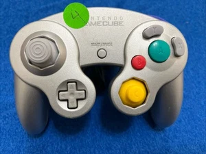 OEM Nintendo GameCube Controller Silver Platinum Official Joystick - Picture 1 of 16