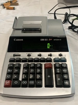 Canon MP20DH III Printing Calculator 12 digits  Tested - Image 1 of 4