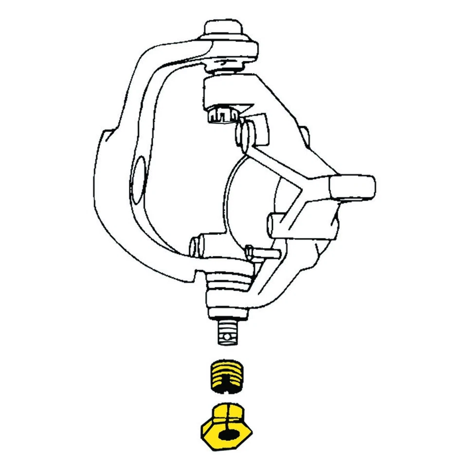 Регулируемая передняя втулка MOOG K3154 Caster/Camber для некоторых моделей Jeep 84-89 - Изображение 1 из 4