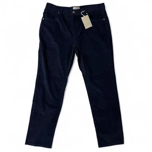 Pantalones de pana Everlane para hombre ajustados talla real 39x32 azul marino nuevos con etiquetas - Imagen 1 de 10