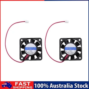 2Pcs DC 12V Brushless Fan 4010 Cooler Fan 4CM 2 Pin Chassis Graphics Card Fan - Picture 1 of 12
