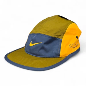 Nike Dri-FIT Fly Unstructured Swoosh Cap Bron one/Diffused Blue (FB5624 716) - Picture 1 of 5