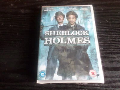 SHERLOCK HOLMES (SEALED!) - Robert Downey/Jude Law Action Film DVD (R2/UK)(2009) - Image 1 of 2