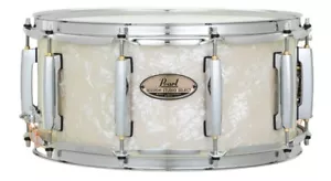 Pearl Session Studio Select Nicotine White Marine Pearl 14x6.5 Snare Drum Dealer - Picture 1 of 1