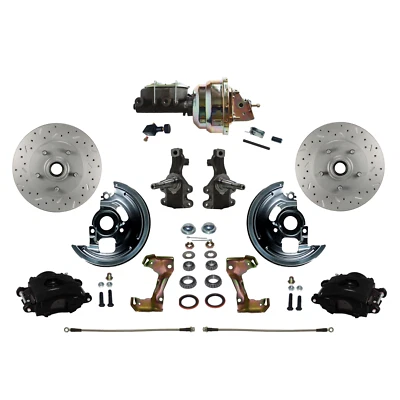 LEED Brakes -BFC1003-M105X Power Kit 2" Drop with Black Powder Coated Calipers - Image 1 of 4