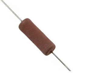 1 pieza, 3 ohmios, 5W ±1%, resistencia de potencia axial. Resistente a la humedad, Wirewound - Imagen 1 de 1