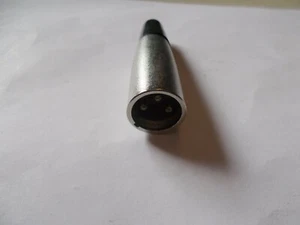 Connettore cavo XLR, spina microfono, 3 poli, #K-249-14 - Foto 1 di 3