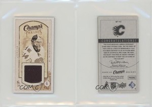 2009-10 Upper Deck Champ's Mini Threads Miikka Kiprusoff #MT-KI