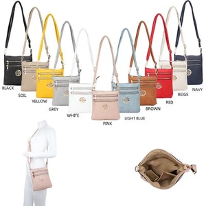 Ladies Womens Crossbody Messenger Shoulder Bag Detachable Strap Over Handbags UK - Picture 1 of 21