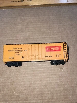 Vintage HO Scale Train Car REEFER ARMOUR REFRIGERATOR LINE ARLX 1754 - Image 1 of 4