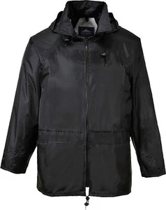 Portwest US440 Classic Waterproof Rain Jacket w/ Sealed Seams & Adjustable Hood - Picture 1 of 7