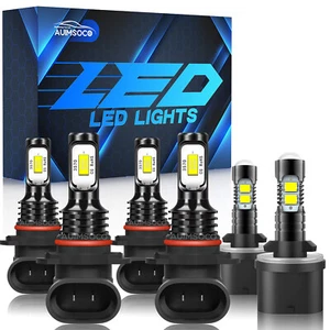 For Chevy Trailblazer 2002-2009 6x 6000K LED Headlights 880 Fog Bulbs Combo Kit - Picture 1 of 12