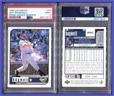 PSA 9 1999 UD Choice Prime Reserve #90 Jeff Bagwell 26/100 POP1 Astros A2975
