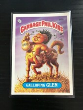 1986 Topps Garbage Pail Kids Series 3 Horsey Henry 86a & Galloping Glen 86b