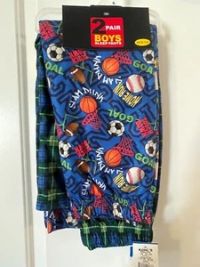Mad Dog Teen Youth Boys Kids Medium 8 10 Lounge Pajama Pants 2 piece set New - Picture 1 of 8