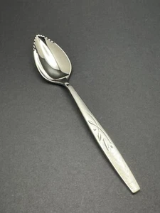 Vintage Oneida Will 'O' Wisp Cube Stainless Citrus Spoon Glossy Finish 6" - Picture 1 of 6