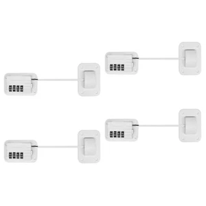 2 Pack Fensterverriegelung Kind Kühlschrankschloss Mit Kindersicherung - Bild 1 von 12
